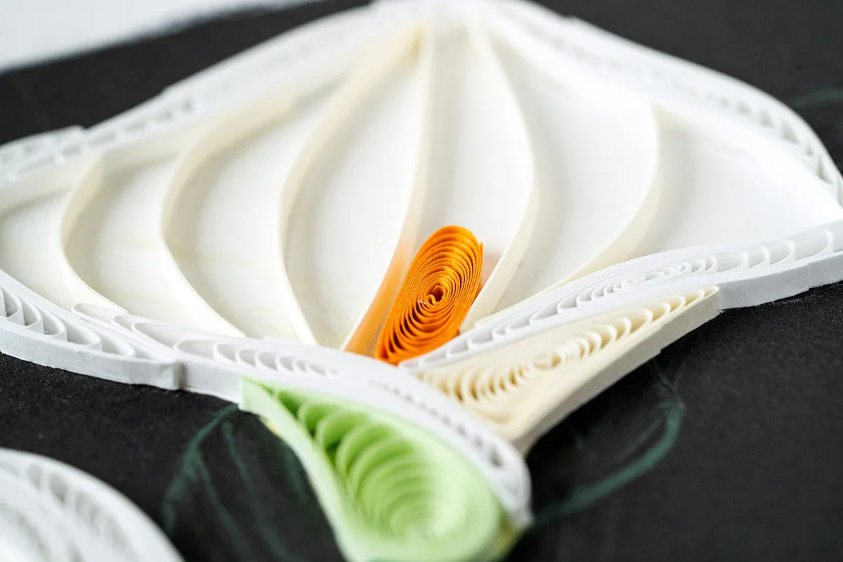 Quilled Calla Lily Greeting Card