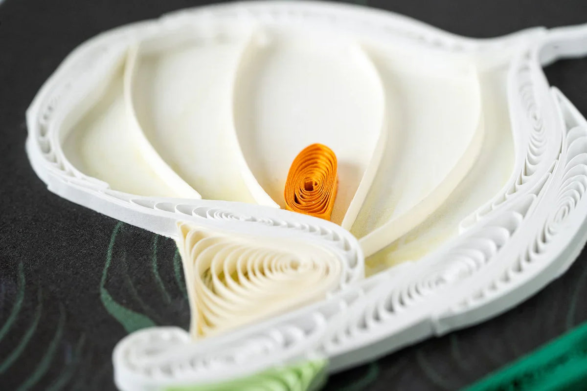Quilled Calla Lily Greeting Card
