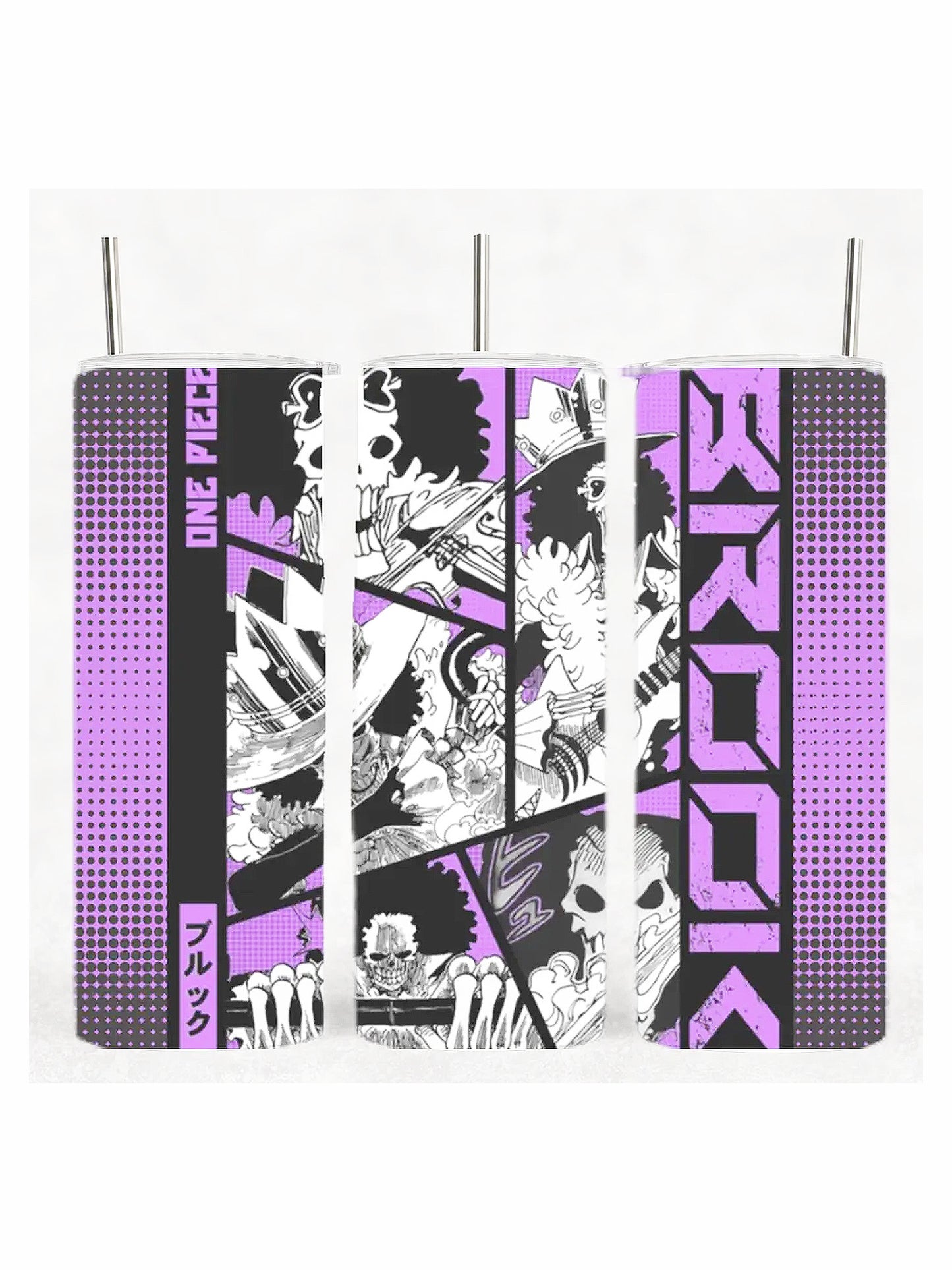 Brook Anime Inspired Tumbler