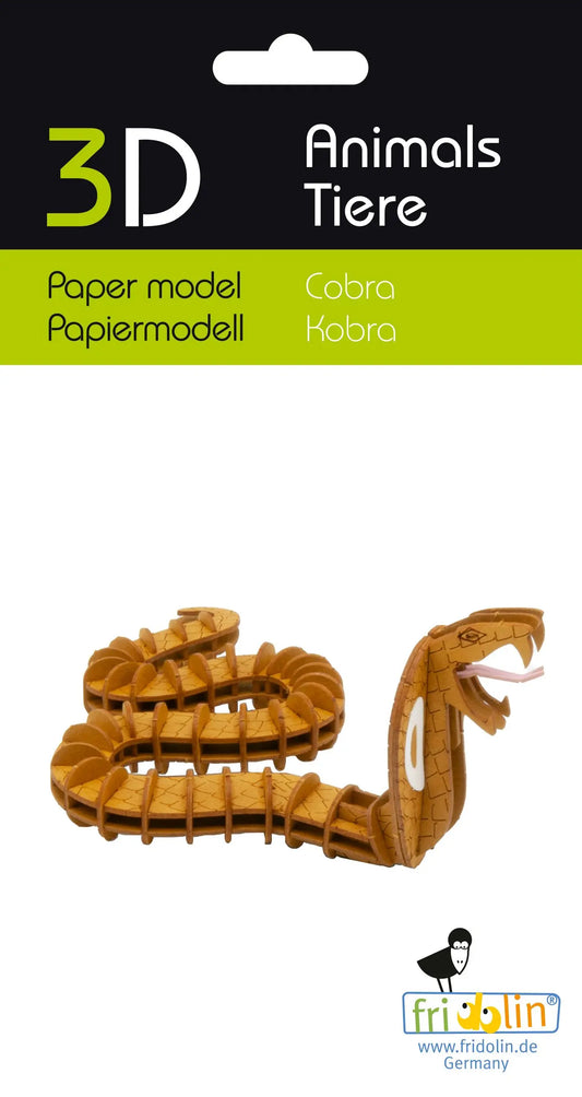 3D PAPER MODEL - Cobra