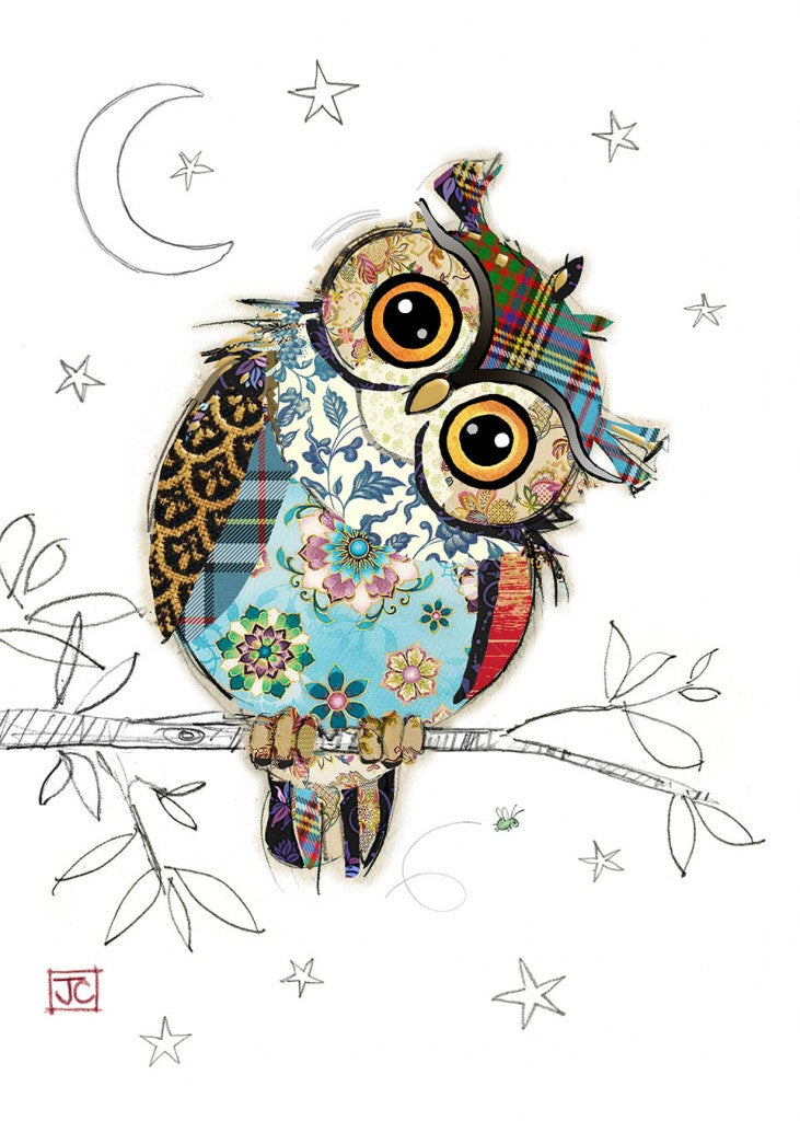 Bug Art Owen Owl Card