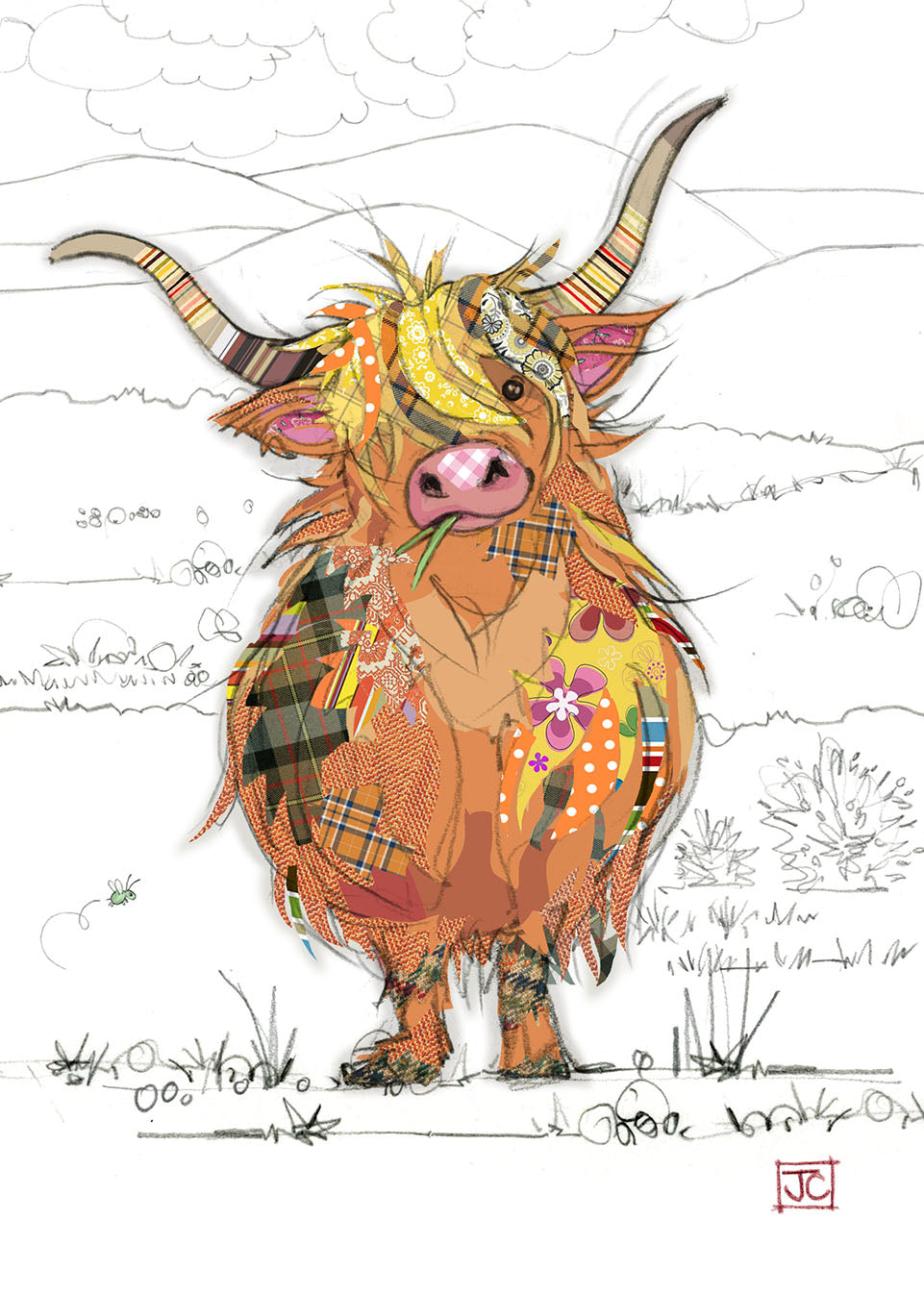 Bug Art Hamish Highland Card