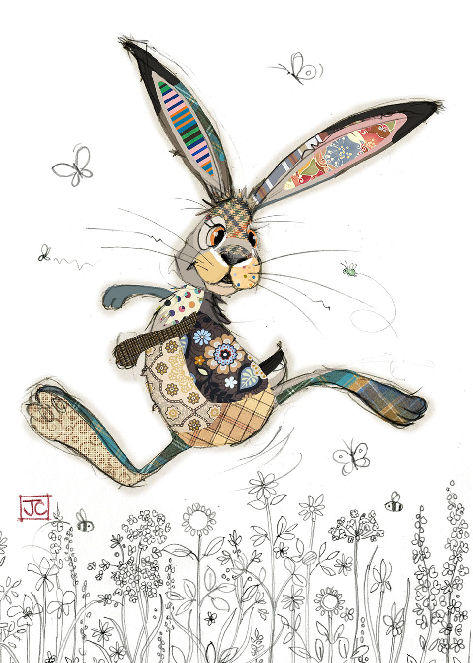 Bug Art Hesper Hare Card