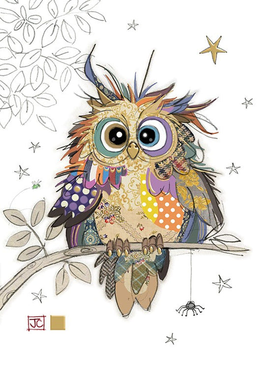 Bug Art Otto Owl Card