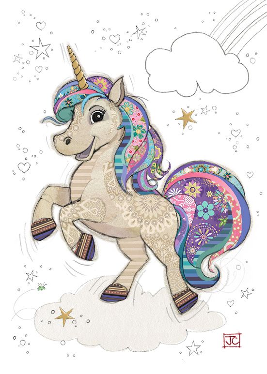 Bug Art Una Unicorn Card