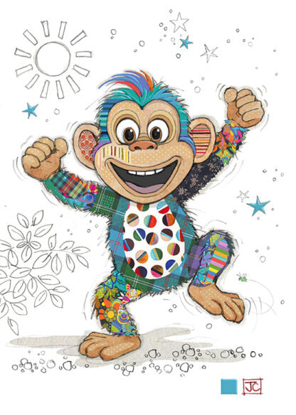 Bug Art Miguel Monkey Card