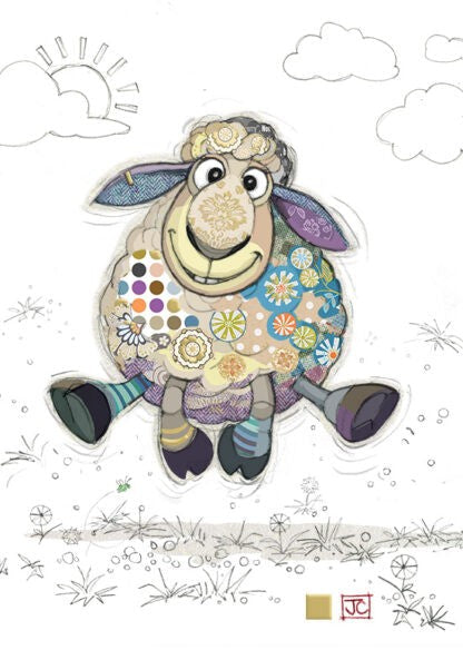 Bug Art Sasha Sheep Card