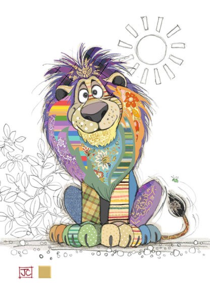 Bug Art Louis Lion Card