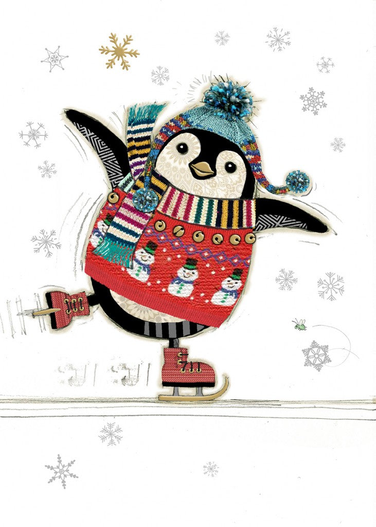 Bug Art Penguin Skater Card