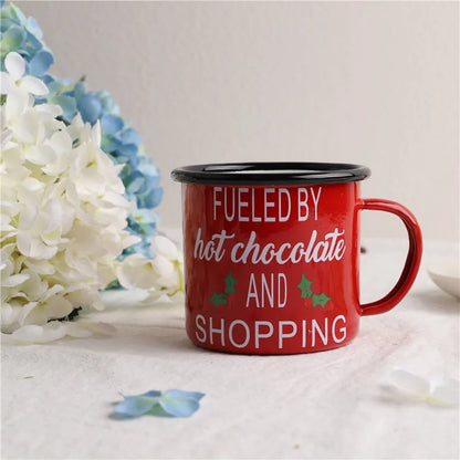 Christmas Enamel Mug