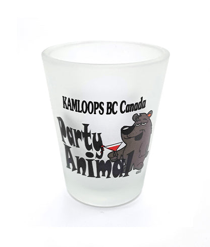 Kamloops Shot Glass Bear