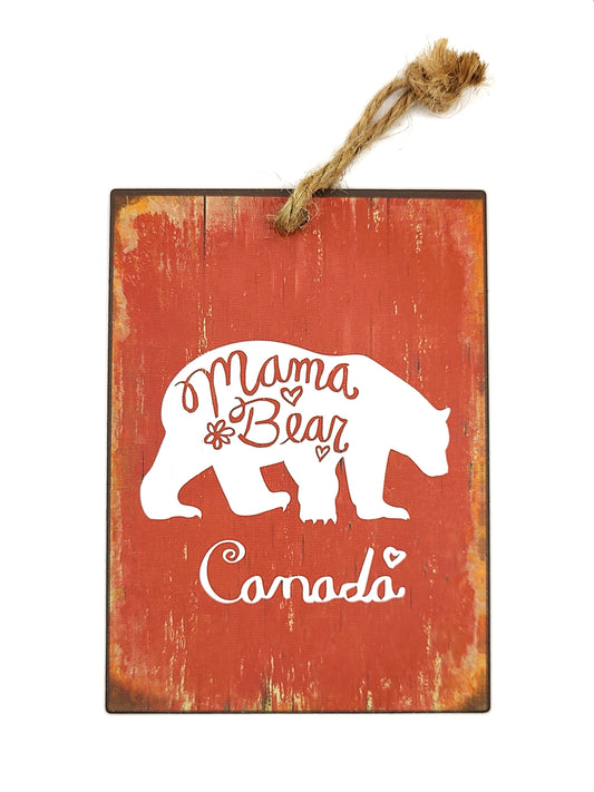 Metal Sign Mama Bear