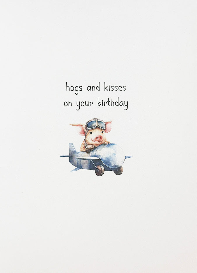 Birthday Card Pig