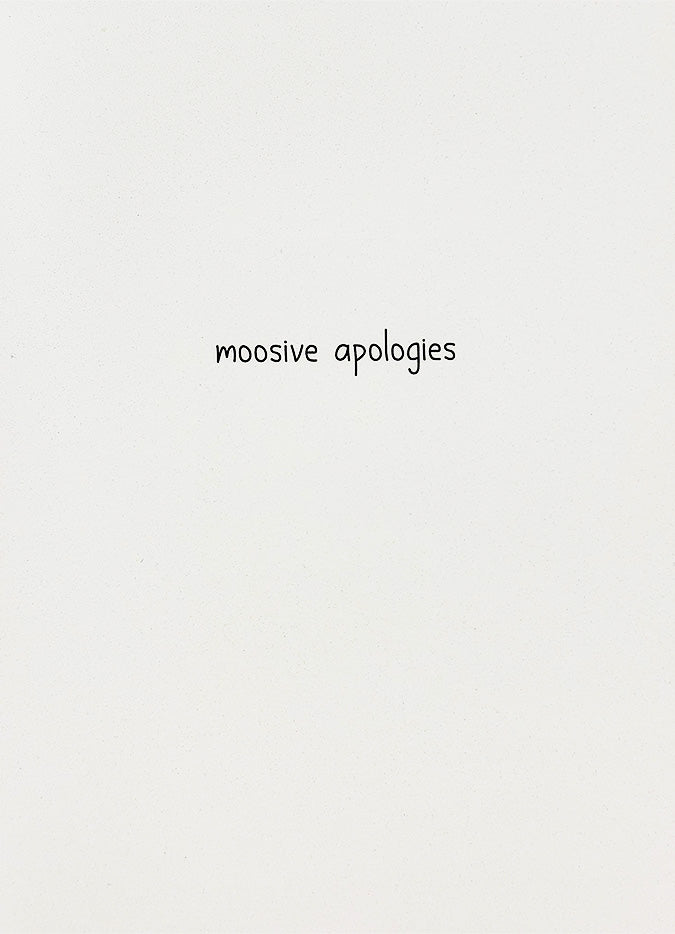 Belated Birthday Card Moose