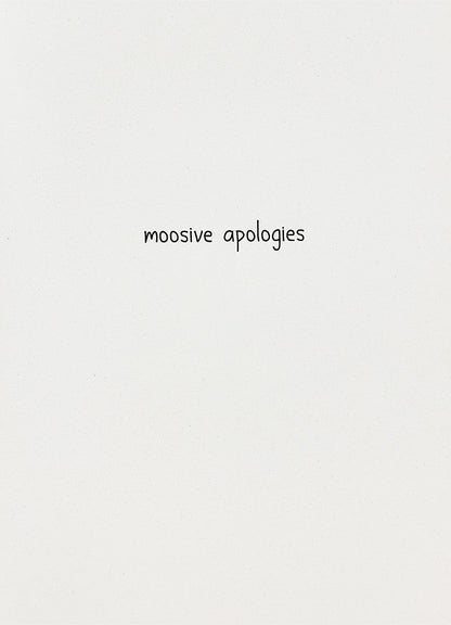 Belated Birthday Card Moose