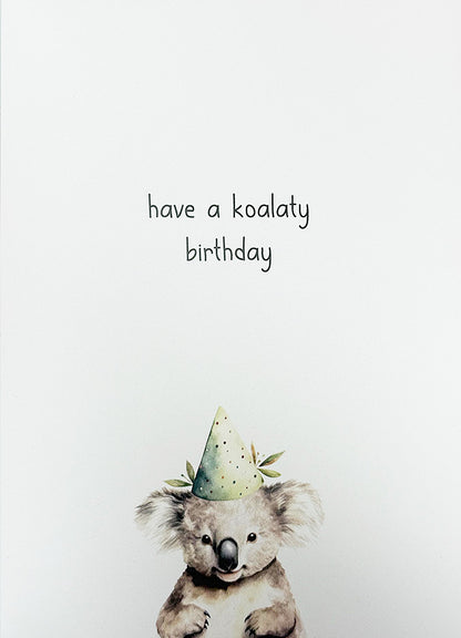 Birthday Card Koala
