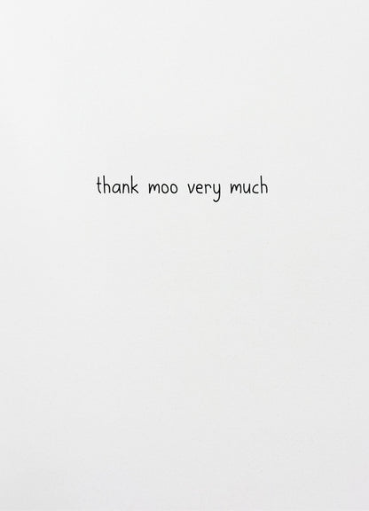 Thank You Card Highland Cow