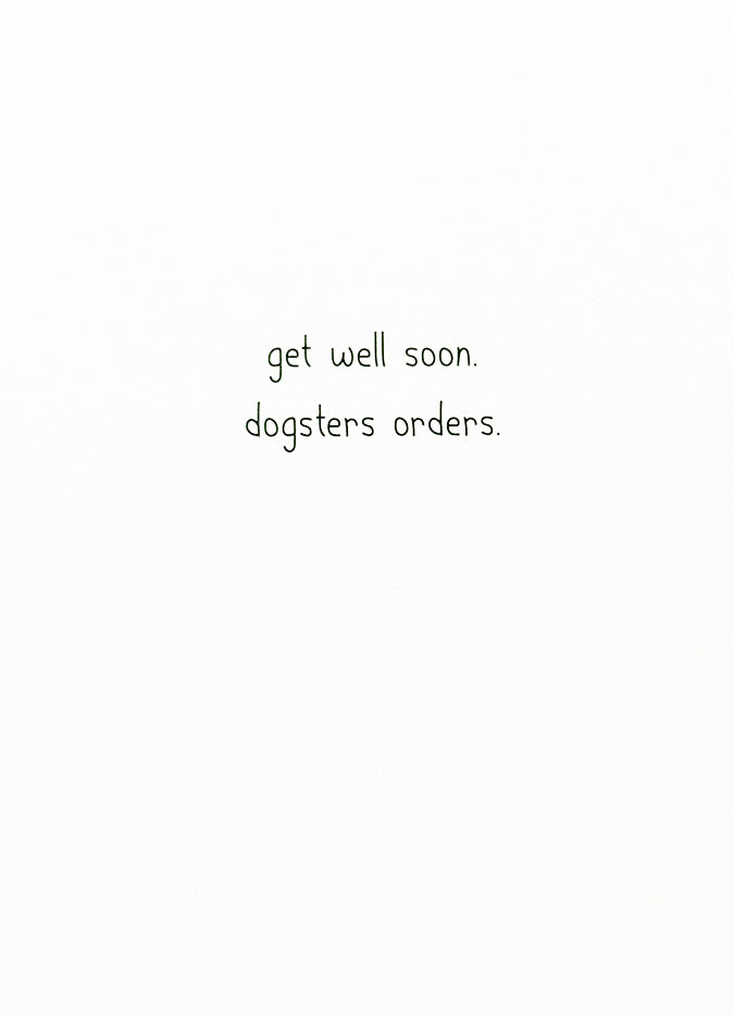 Get Well Card Dog
