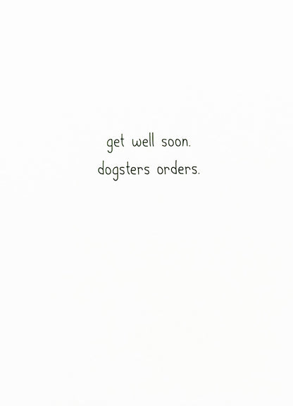 Get Well Card Dog