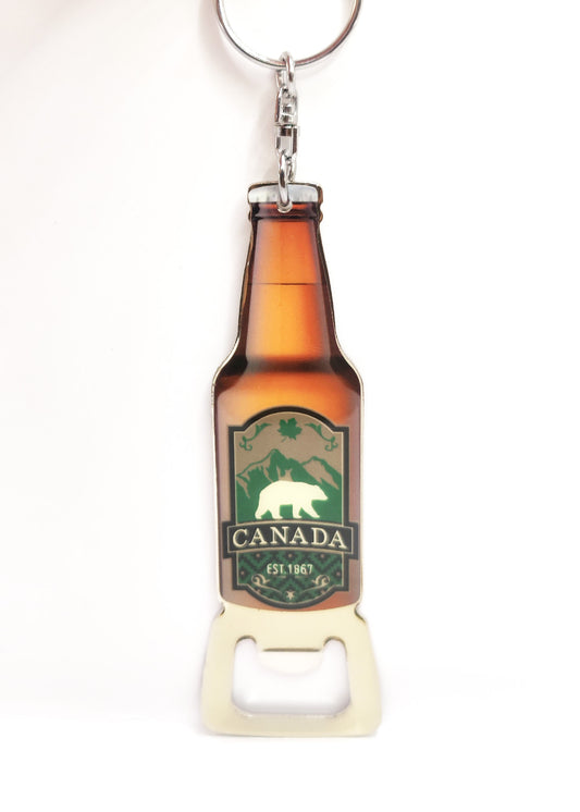 Canadian Keychain Bear