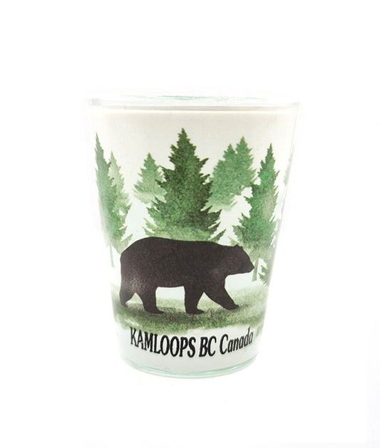 Kamloops Shot Glass Bear