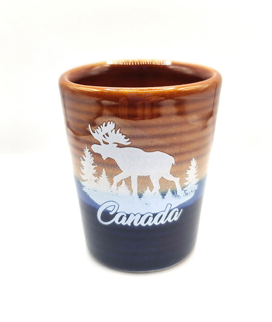 Canada Shot Glass Moose