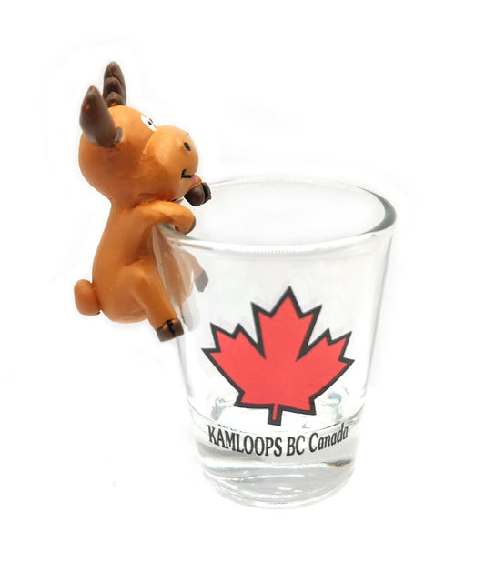 Kamloops Hanging Moose Shot glass