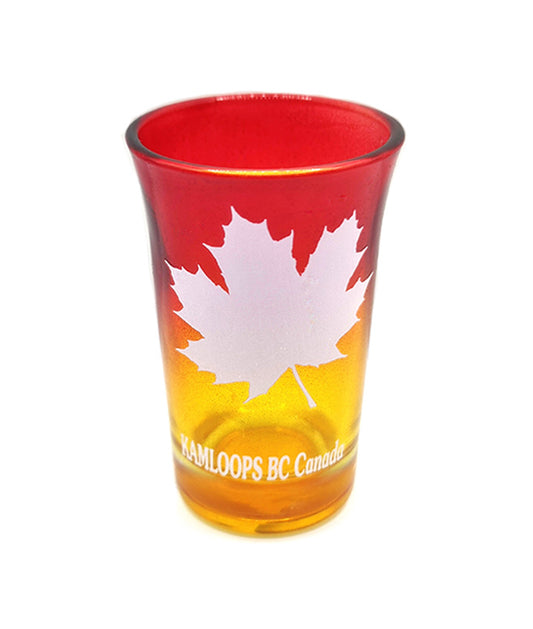 Kamloops Maple Leaf Shot glass