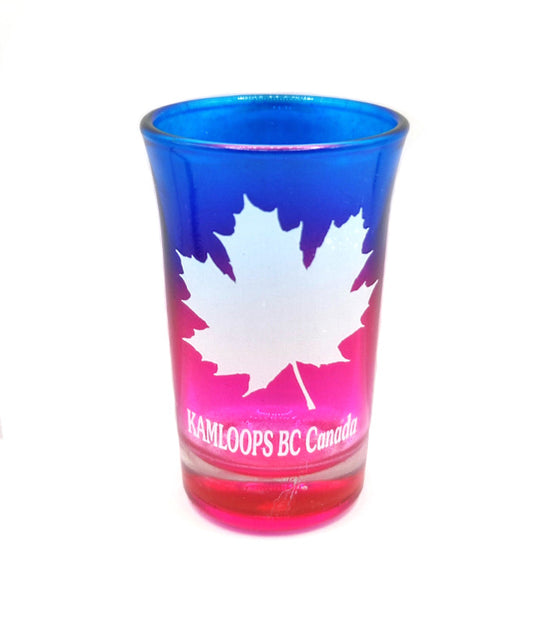 Kamloops Maple Leaf Shot glass