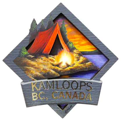 Kamloops 2D Magnet Camping