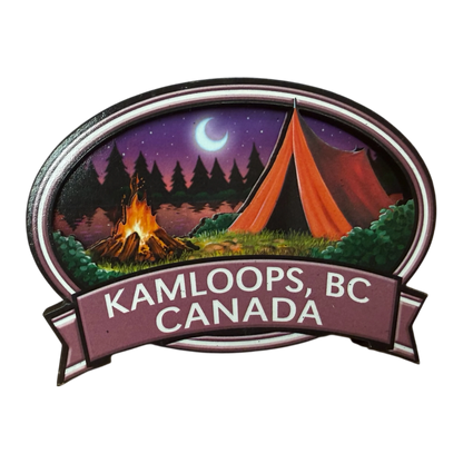 Kamloops 2D Magnet Camping