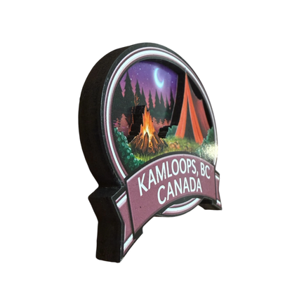 Kamloops 2D Magnet Camping