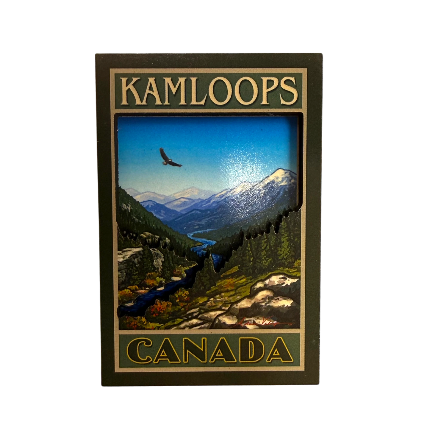 Kamloops 2D Magnet Mountain
