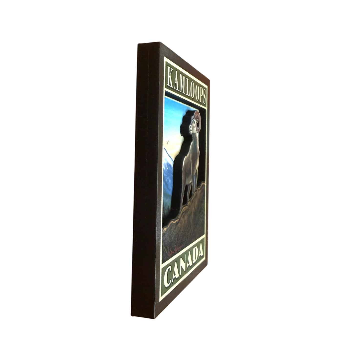 Kamloops 2D Magnet Goat