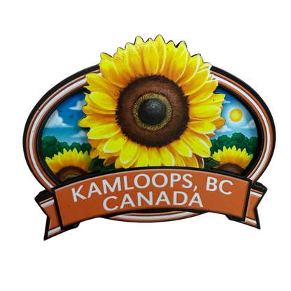 Kamloops 2D Magnet Sunflower