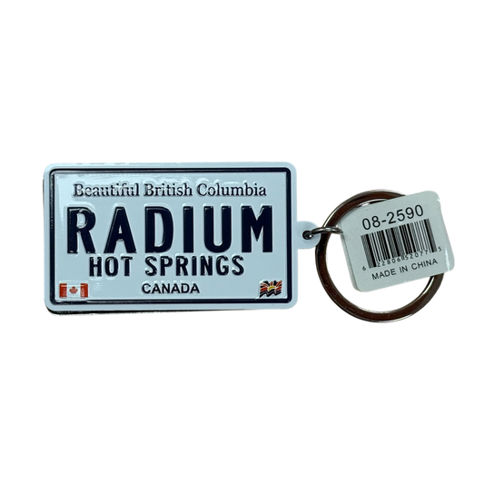 Radium Hot Springs Keychain