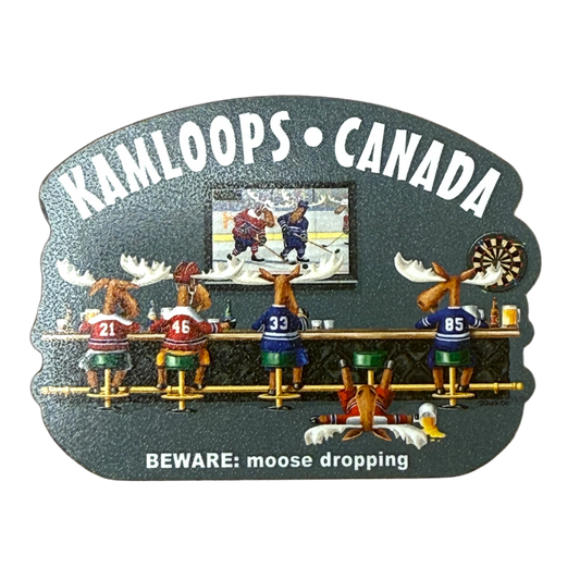 Kamloops 2D Magnet BEWARE