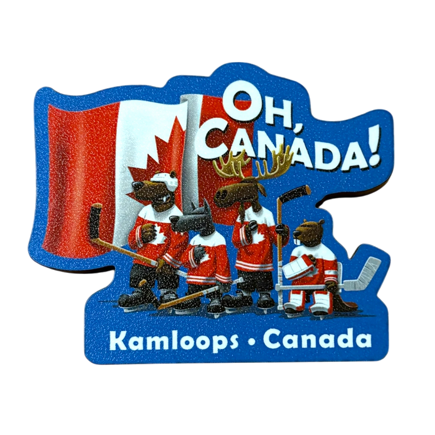 Kamloops 2D Magnet Oh Canada