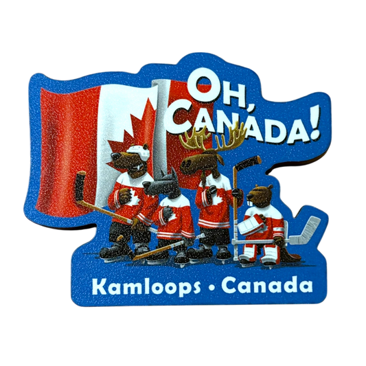 Kamloops 2D Magnet Oh Canada