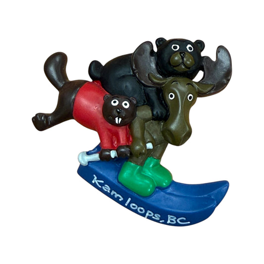Kamloops Magnet Animal Ski