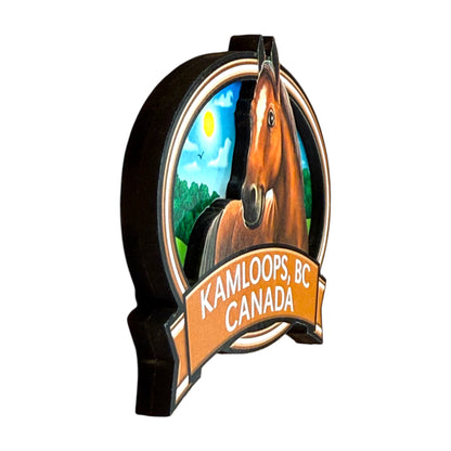 Kamloops 2D Magnet Horse