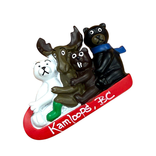 Kamloops Magnet Animal Sleigh