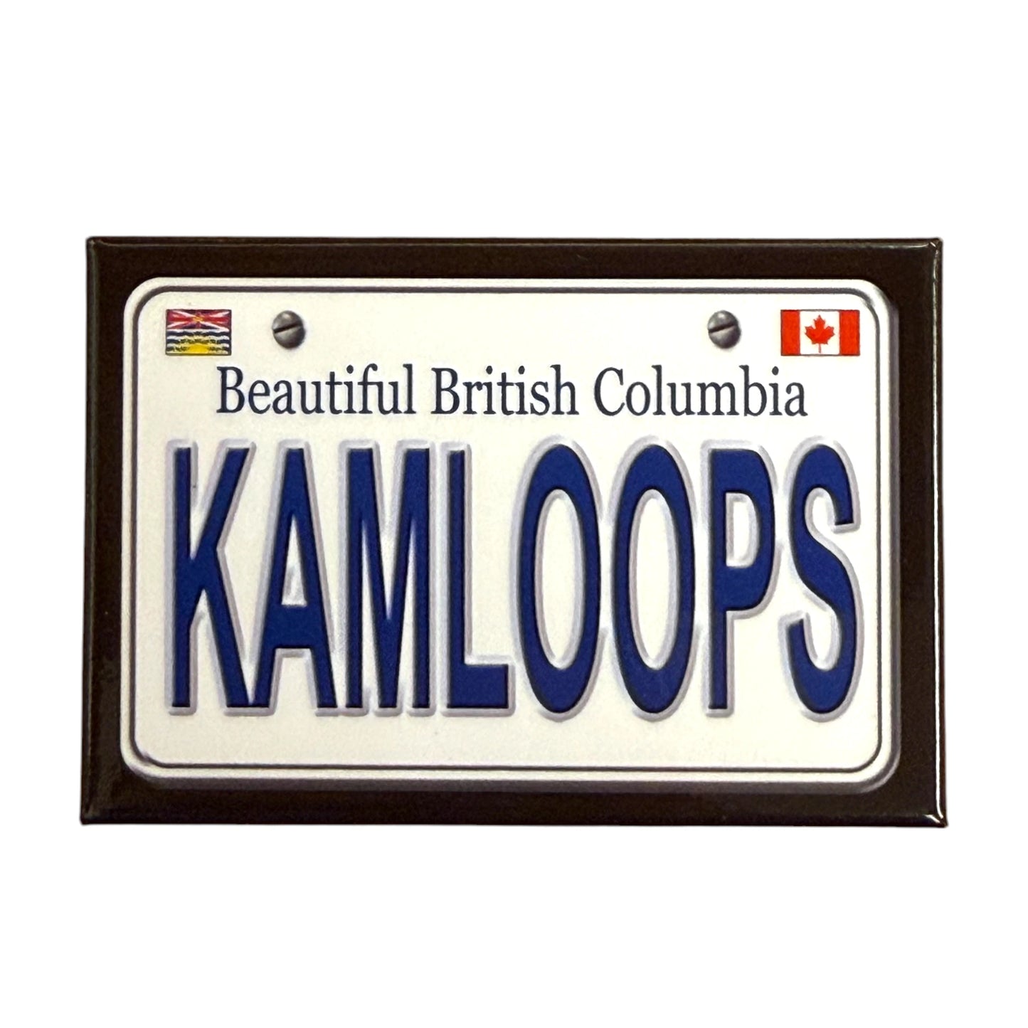 Kamloops Magnet License Plate