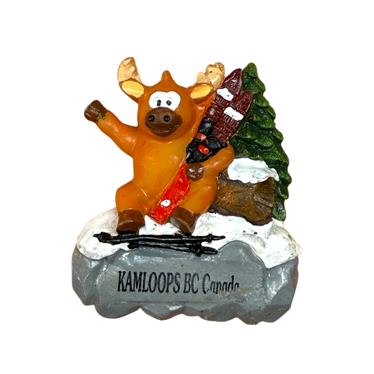 Kamloops Magnet 3D Moose