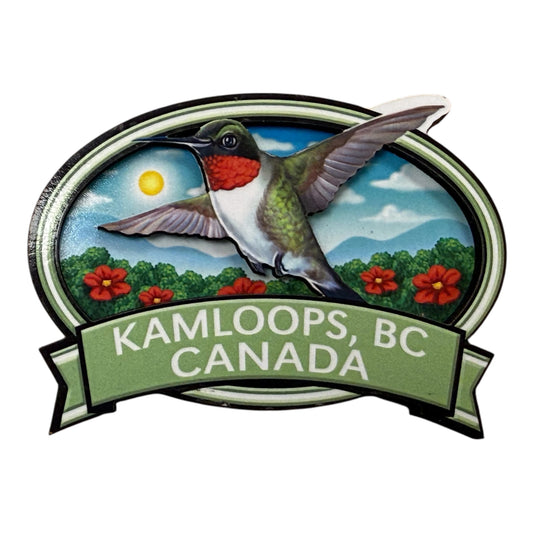 Kamloops 2D Magnet Hummingbird