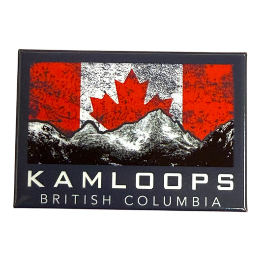 Kamloops Magnet Canadian Flag