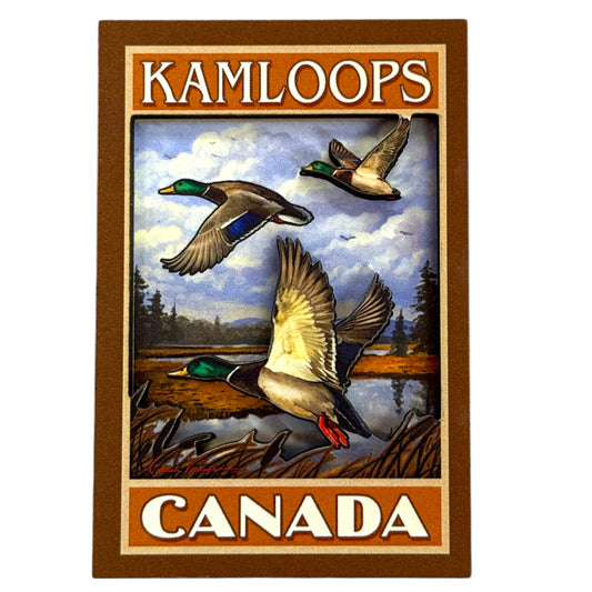 Kamloops 2D Magnet Mallard Ducks