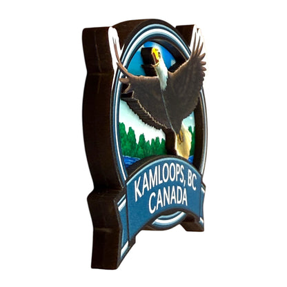 Kamloops 2D Magnet Eagle