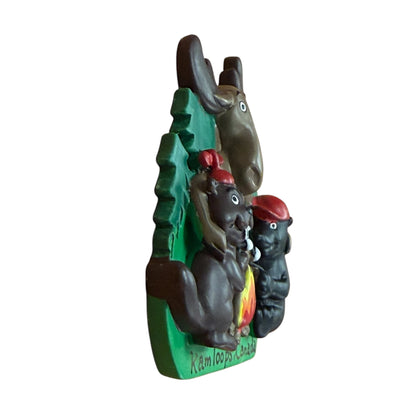 Kamloops Magnet Animal Campfire