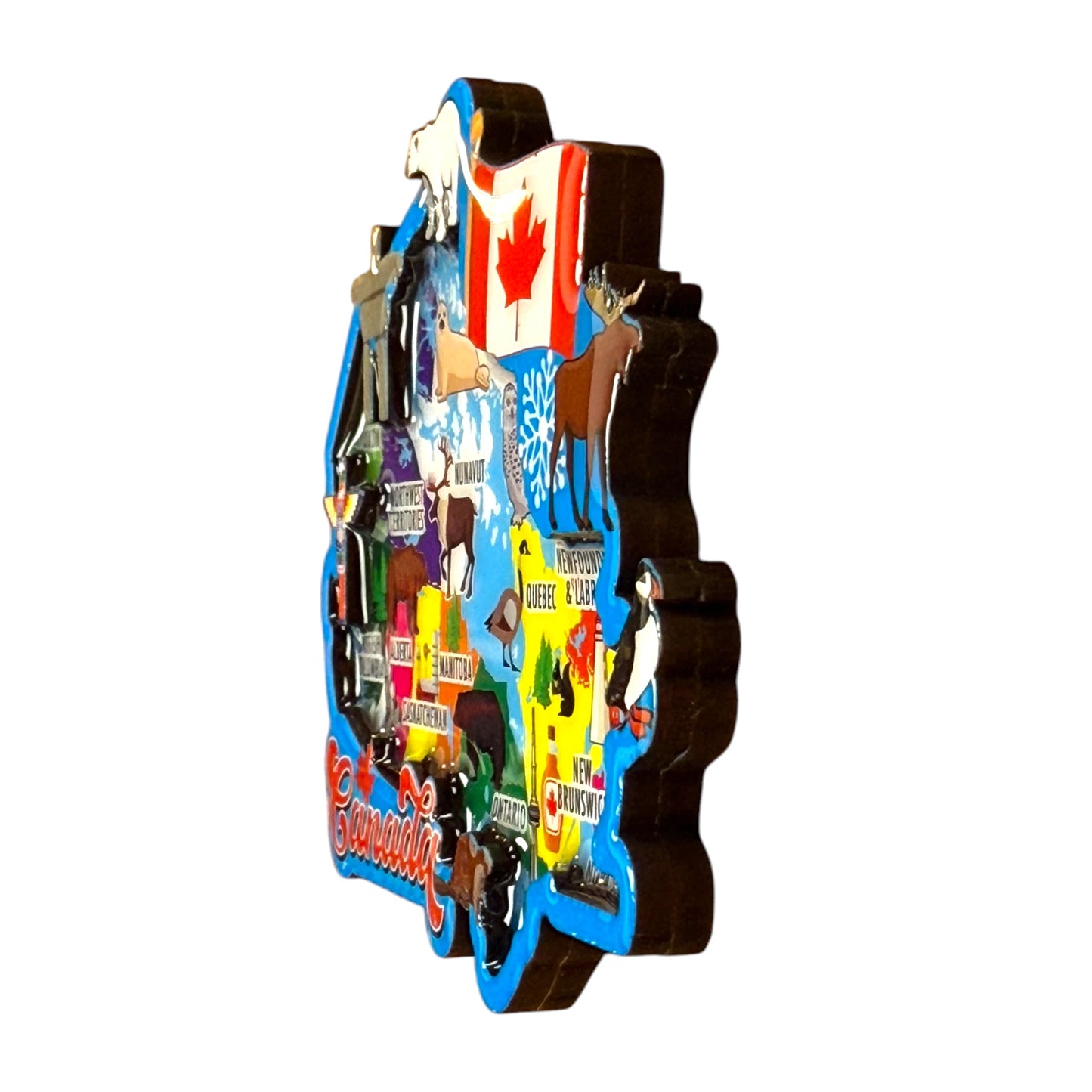 Canada 3D Map Magnet